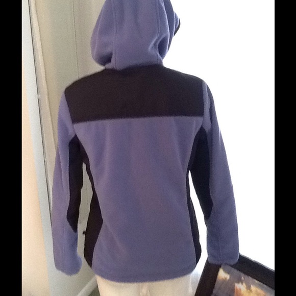 Free Country fleece and nylon hooded zip up coat - Picture 3 of 6