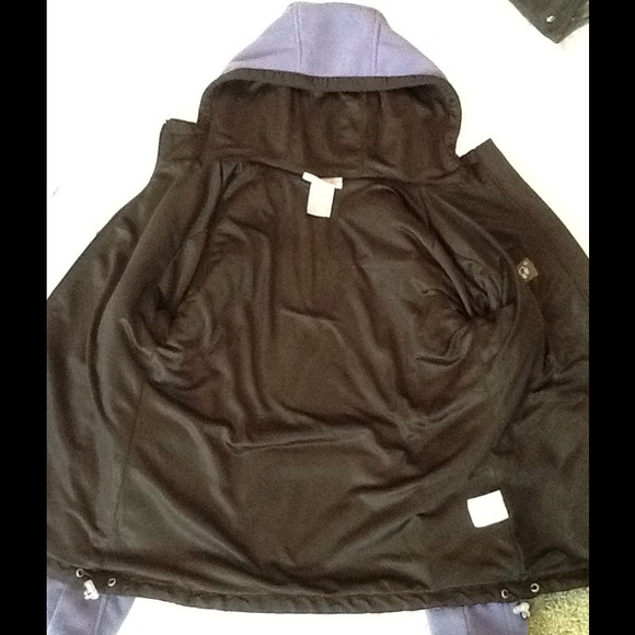 Free Country fleece and nylon hooded zip up coat - Picture 5 of 6