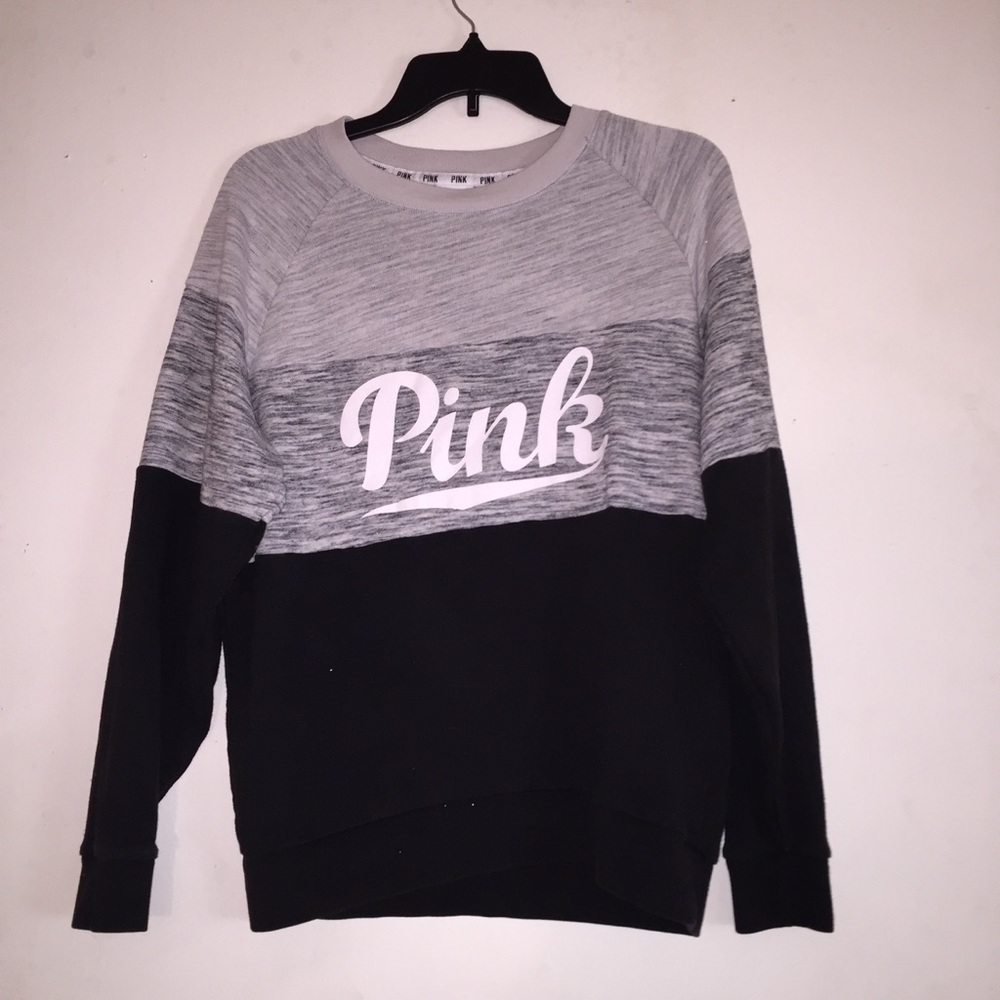 pink victoria’s secret sweater 🌹