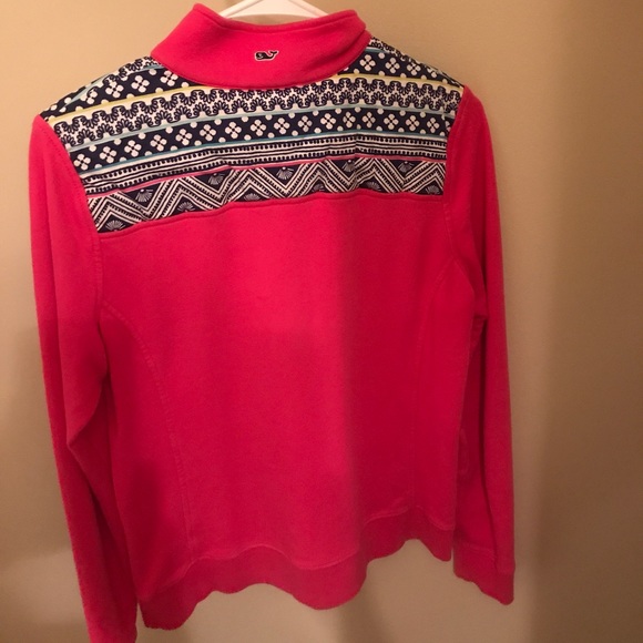 Shep shirt. Pink with navy design. - Picture 2 of 2