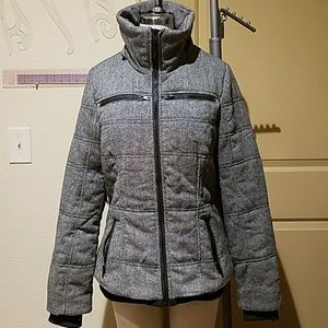 Black and grey jacket