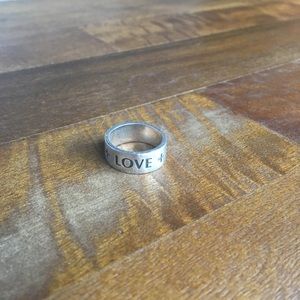 James Avery Faith+Hope+Love ring sterling silver