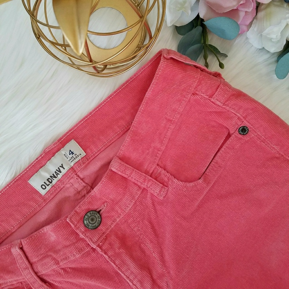 Coral Corduroys 🌸🍃