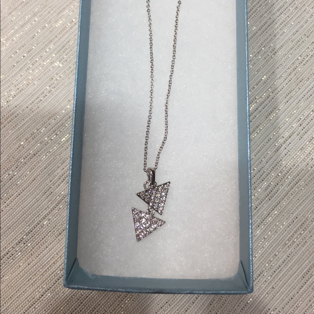Pave Triangles Necklace