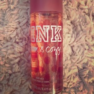 Pink body mist