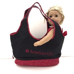 NWOT AMERICAN GIRL CARRIER TOTE BAG FOR TWO DOLLS