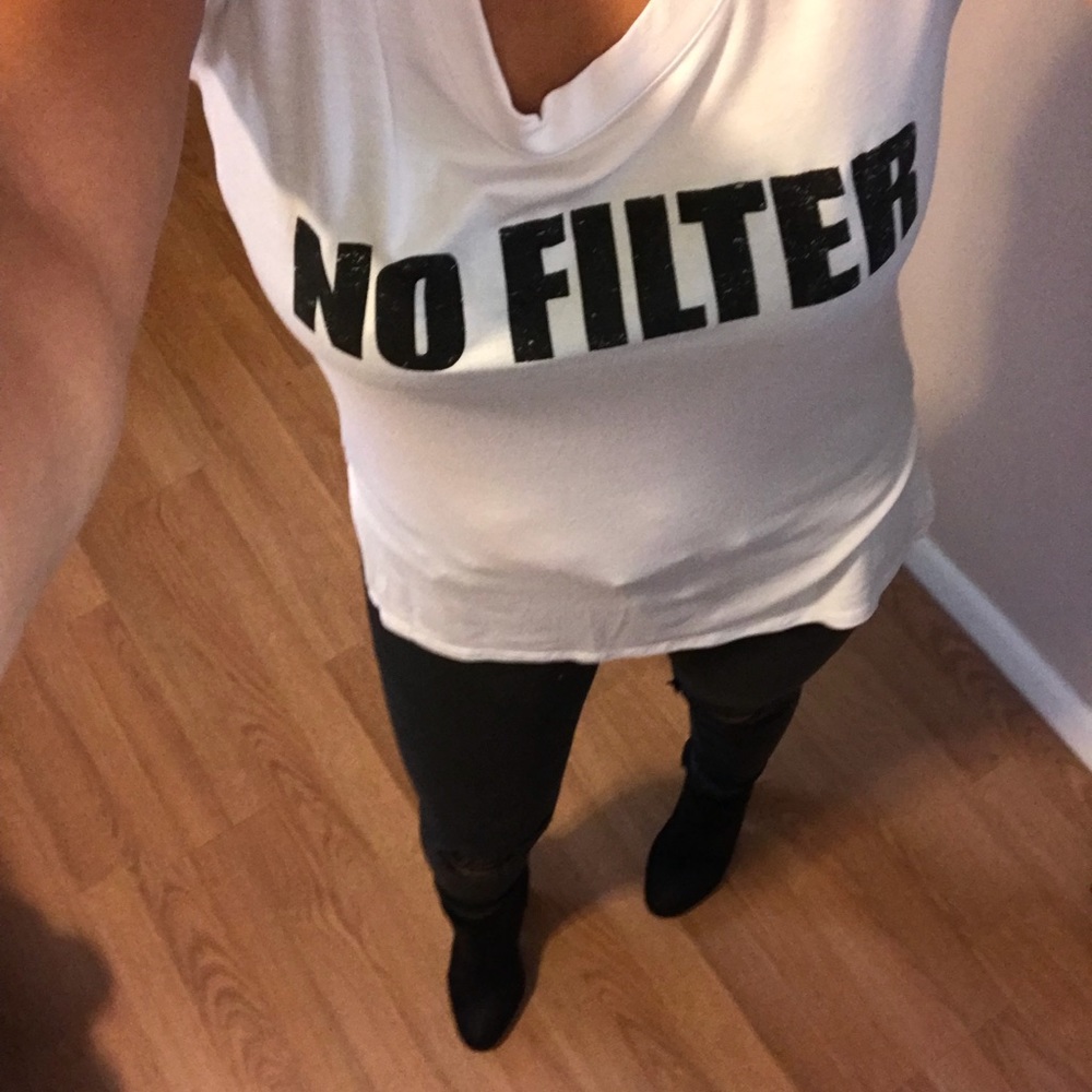 Last💜New💜No Filter t-shirt - Picture 4 of 6