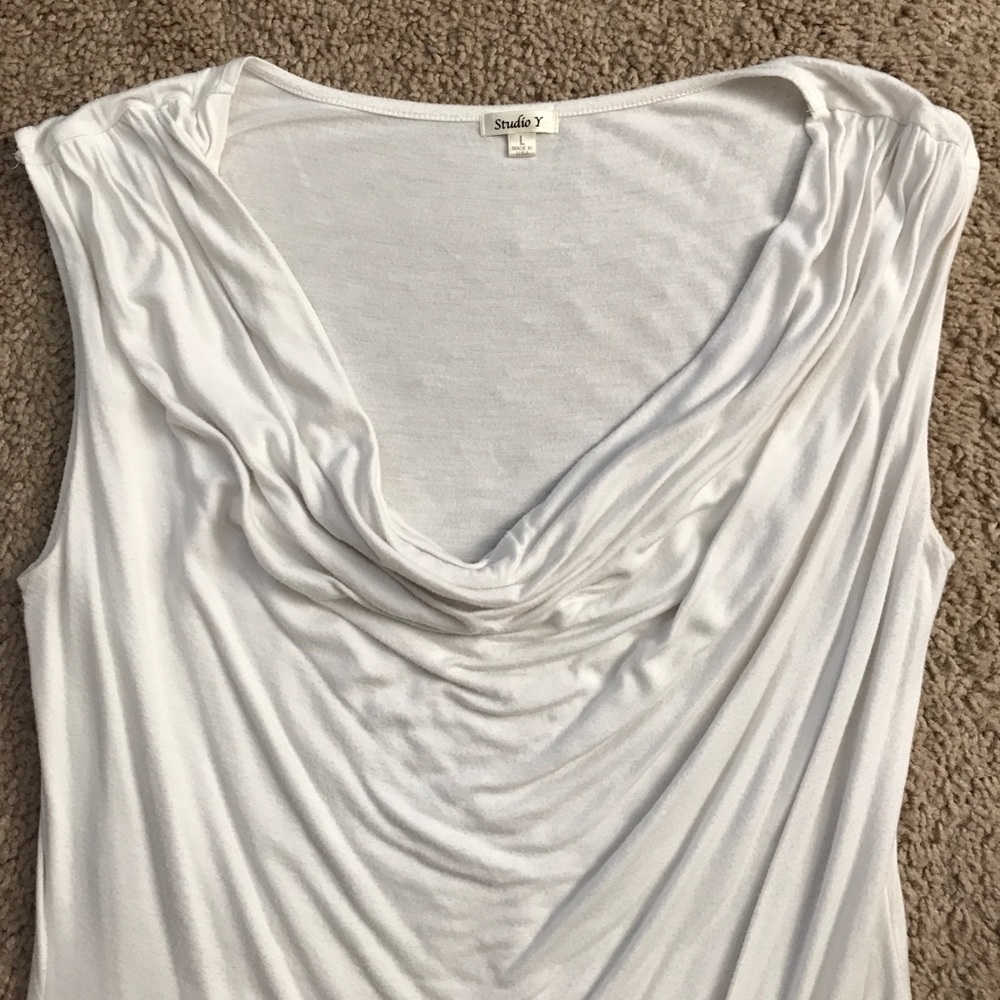Traded- Studio Y Cowl Neck Top - Picture 2 of 2
