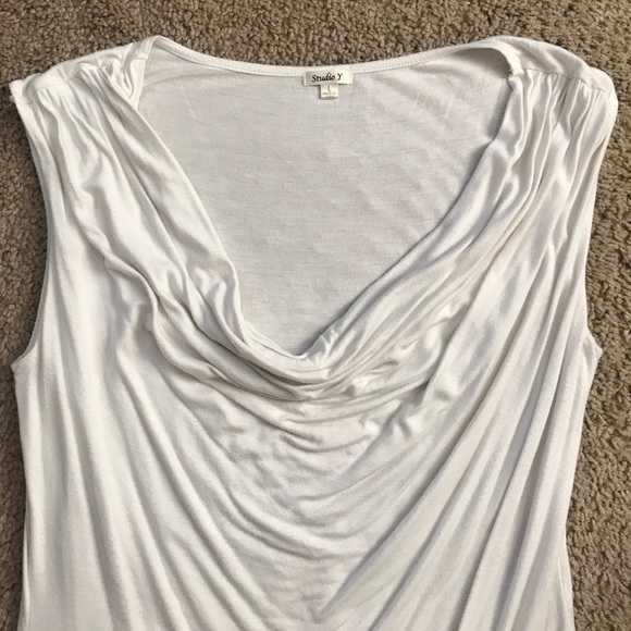Traded- Studio Y Cowl Neck Top - Picture 2 of 2