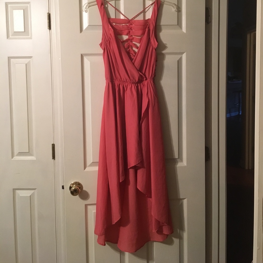 Salmon dress