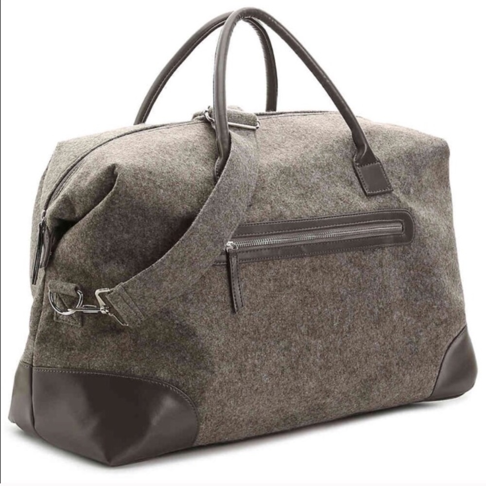Grey Weekender Bag