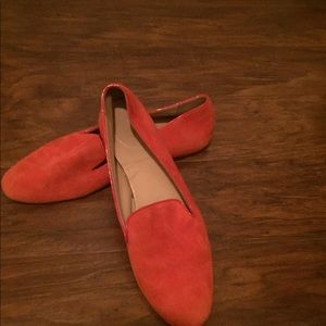 Pair of j.crew orange shoes
