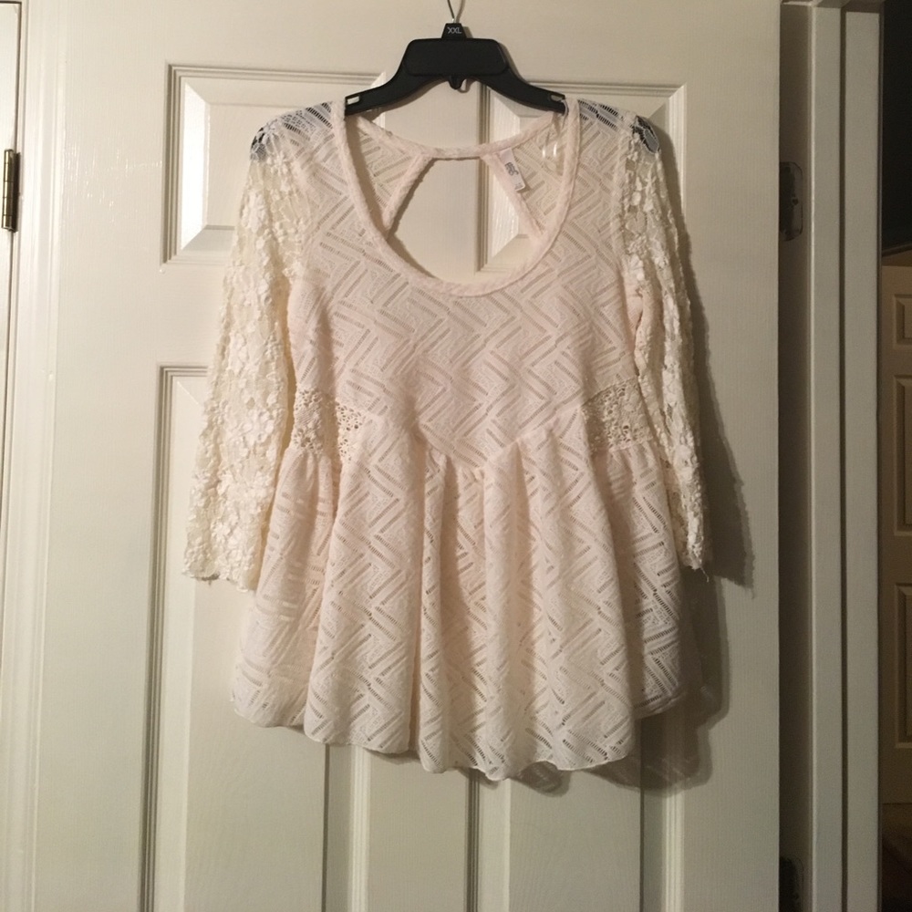 Free People Lace Top