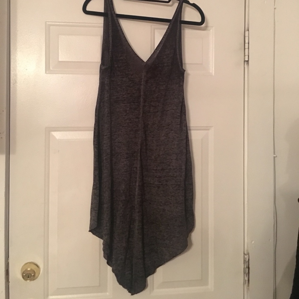 Black semi see through swimsuit coverup