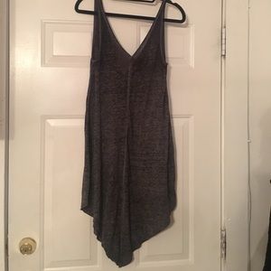 Black semi see through swimsuit coverup