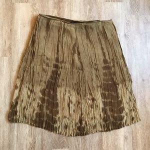Daisy Fuentes boho tie dyer skirt, size 14