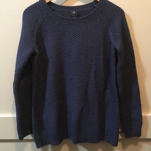 Maternity Gap longsleeve textured crewneck sweater