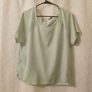 American Eagle Polka dot Top
