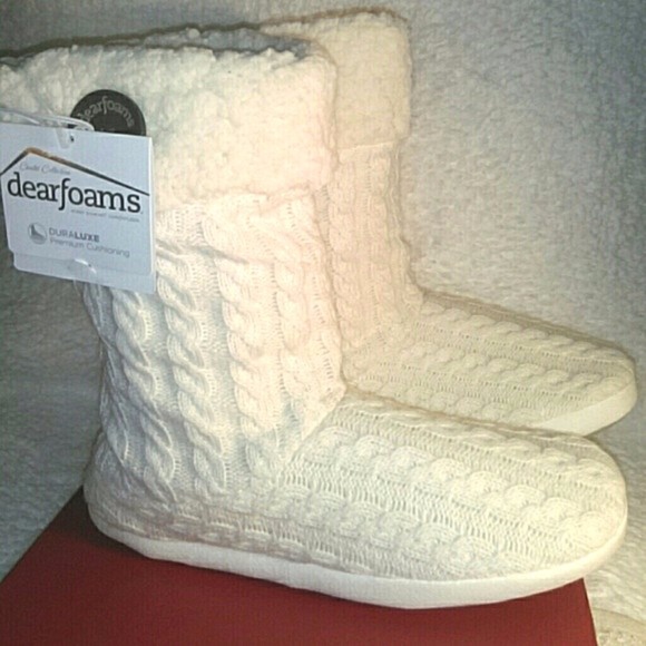 ❌SOLD❌ Cardy Knit Dearfoams Slipper XL (11/12) - Picture 8 of 8