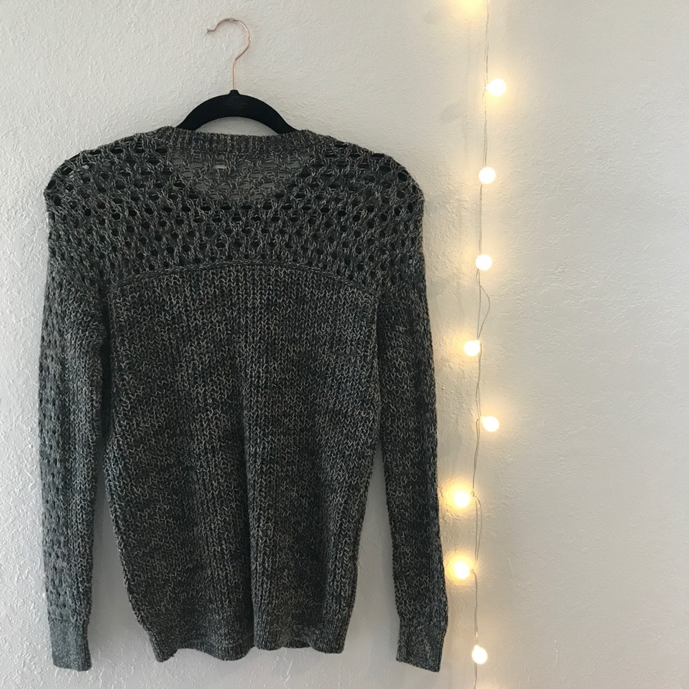 SOLD✨ uo Cable Knit Pullover Sweater - Green - Picture 5 of 6