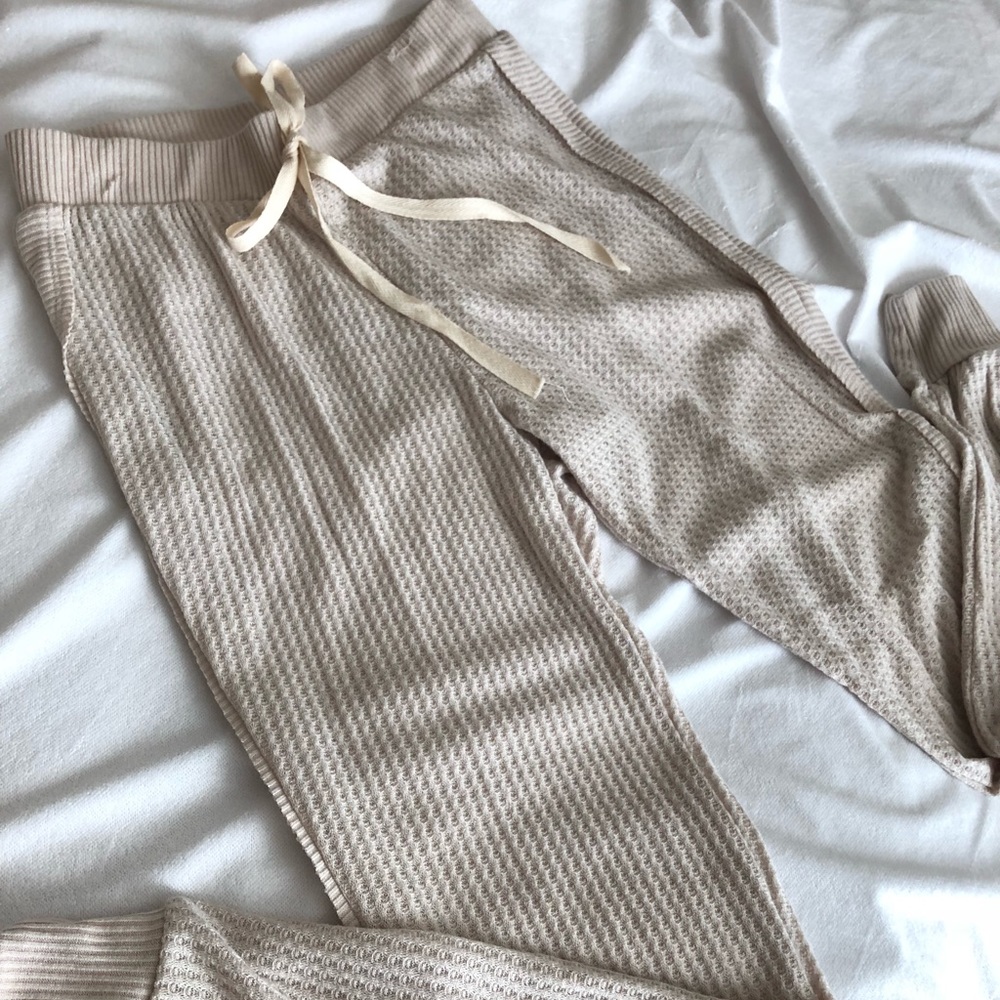 Waffle pants