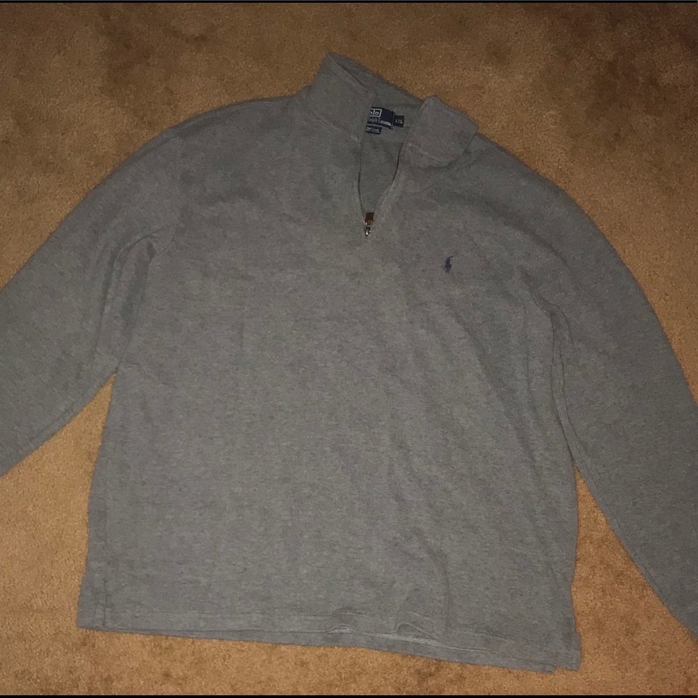 Ralph Lauren Polo gray sweater with zipper