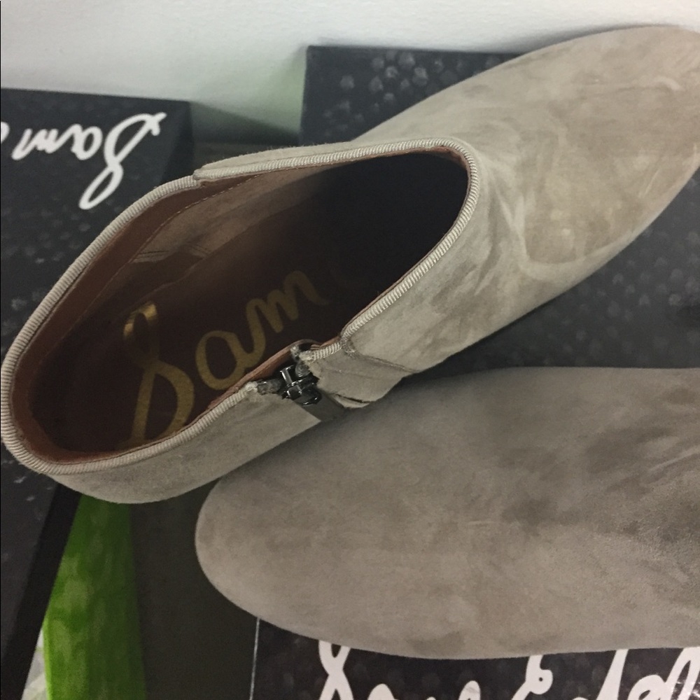 Sam Edelman Petty Putty Suede Ankle Bootie - Picture 6 of 8