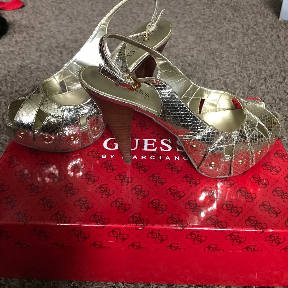 Gold heels
