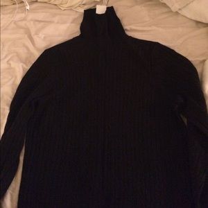 J. Crew black turtleneck sweater