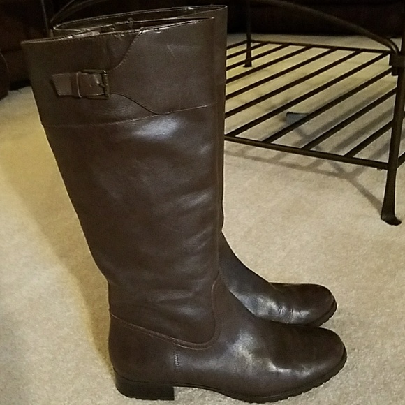 Ralph Lauren Shoes - Ralph Lauren Sigrid dark brown calf boots 11 M