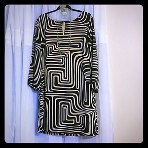 Tahari sz14 cocktail dress w/free jewelry!