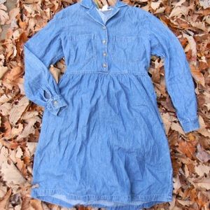 🍁Autumn 🍂 Denim Long Sleeved Dress