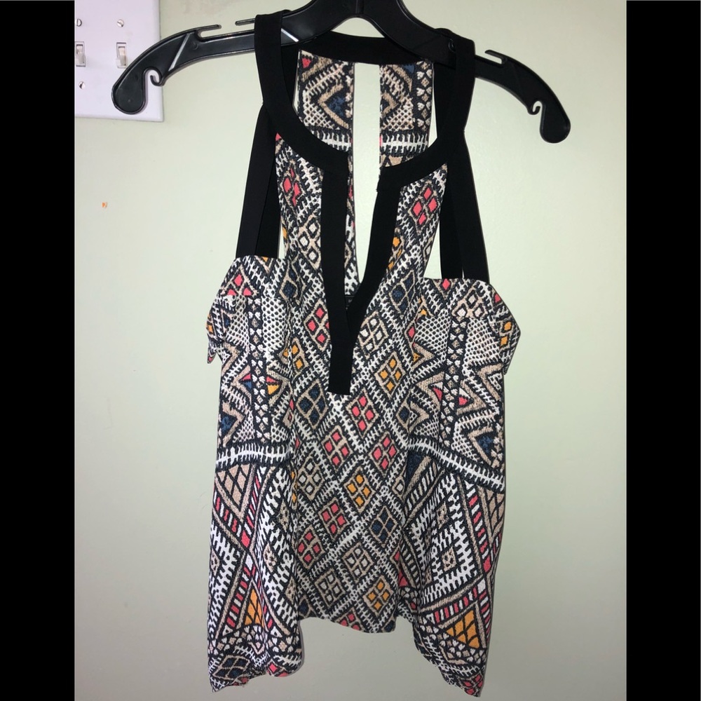 BCBG Printed Blouse