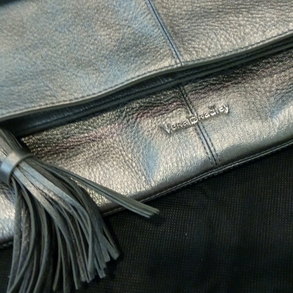 Silver Metallic Elise clutch wedding! party! - Picture 2 of 7