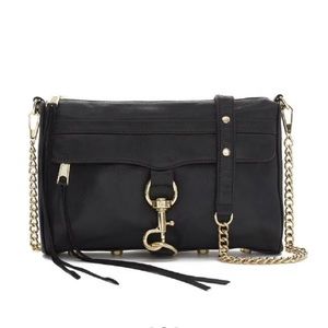 REBECCA MINKOFF // MAC Crossbody // Black leather