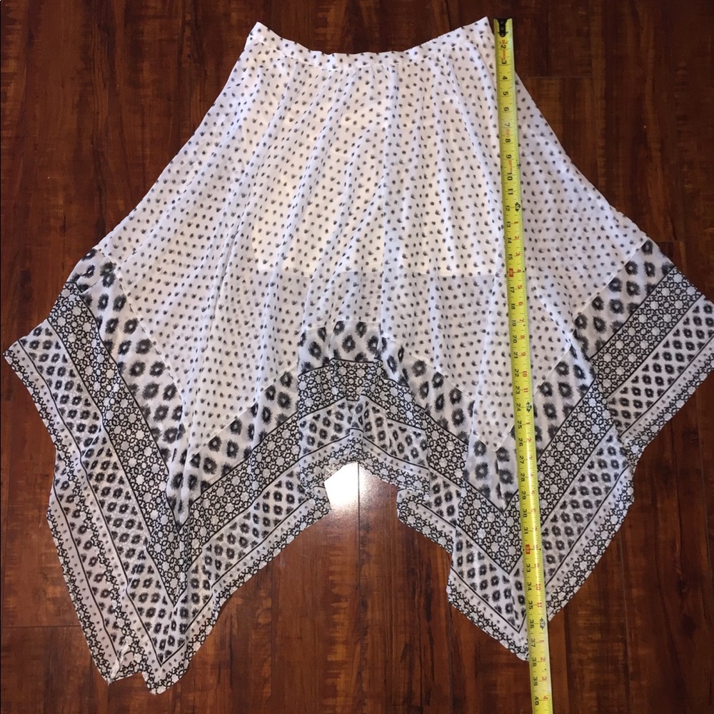 Black and white skirt