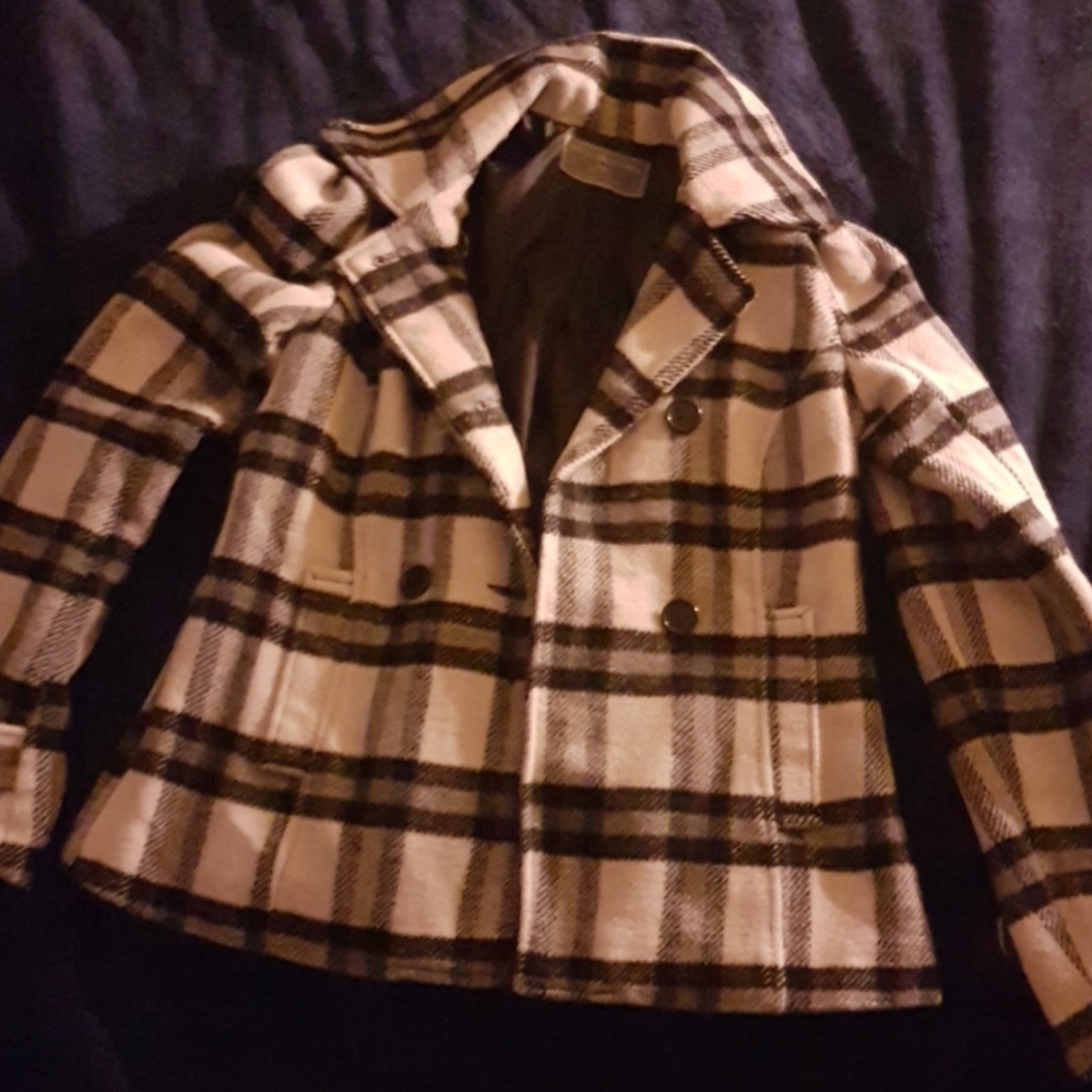 *SOLD*Sound and Matter SZ S Plaid Coat