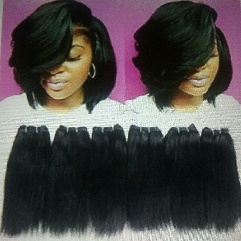 Brazilian straight human hair