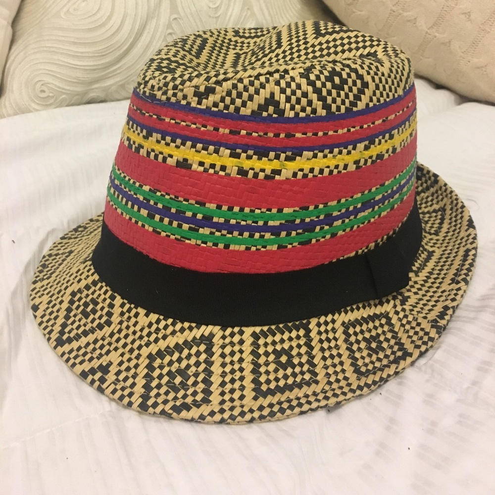 Multi colored fedora