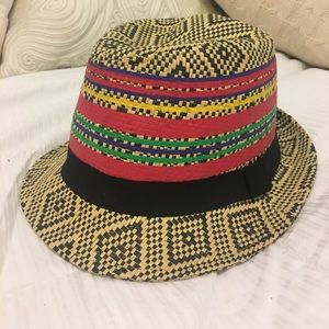 Multi colored fedora