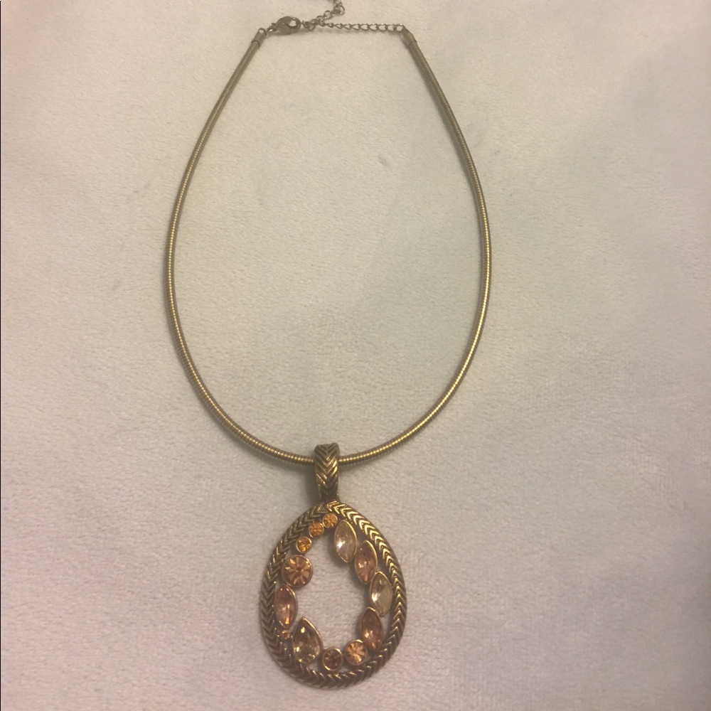 Embellished necklace by Premier Designs.