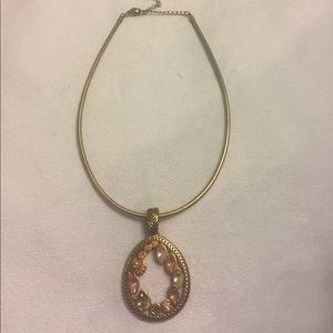 Embellished necklace by Premier Designs.