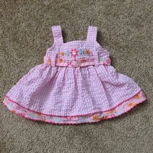 💕 Baby girl 0-3m Seersucker Dress 💕