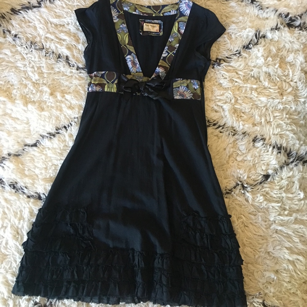 Free people boho black dress