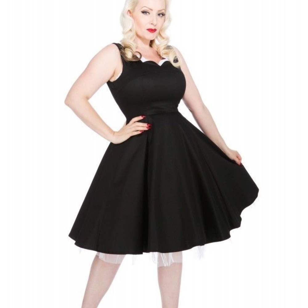 Retro 1950s Swing Dress with Tulle