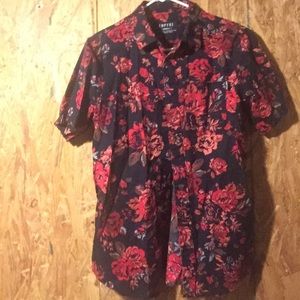 Floral button up