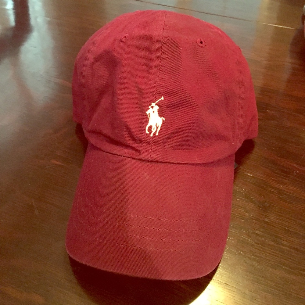 Maroon Polo Hat