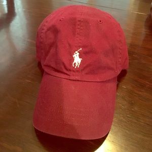 Maroon Polo Hat
