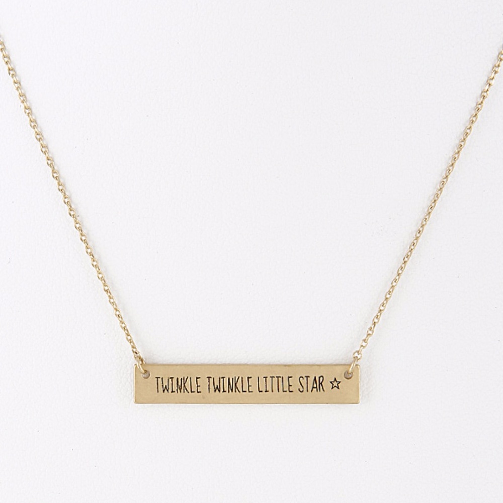 Twinkle Twinkle Little Star Necklace. Pack 6