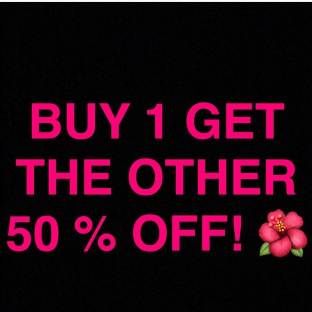 Dresses, tops, shoes & jewelry buy 1 get 1 50% off